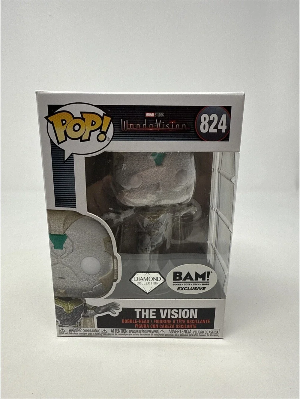 Funko Pop! The Vision-BAM Exclusive-Diamond Collection #824